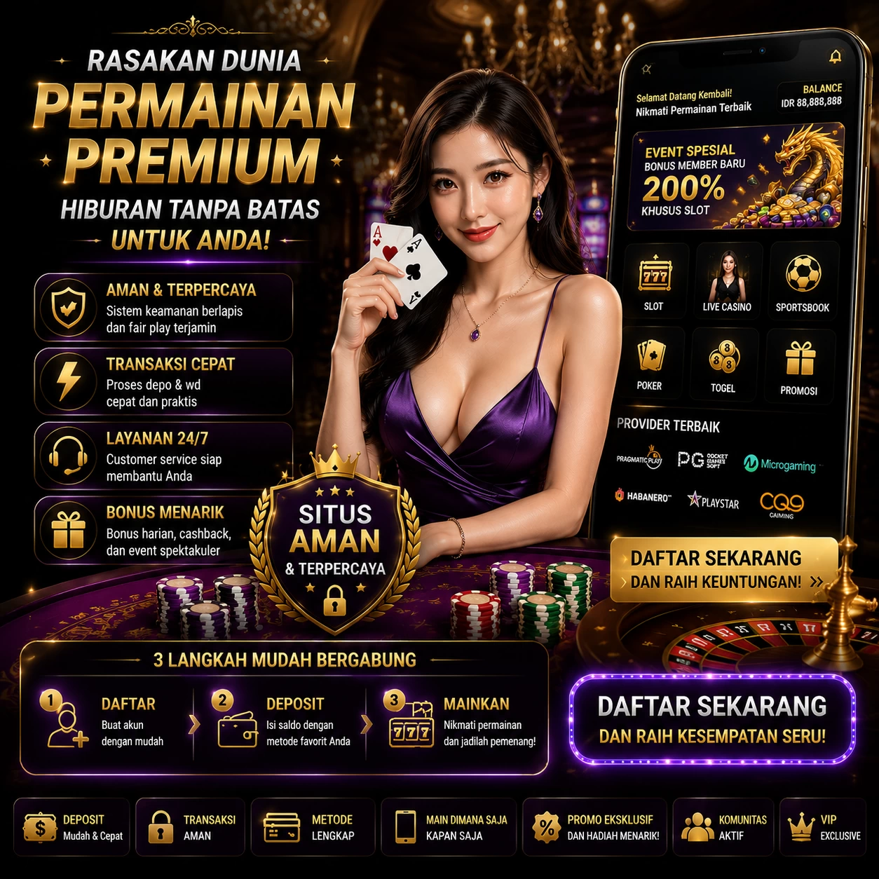 Interface aplikasi setelah instalasi berhasil